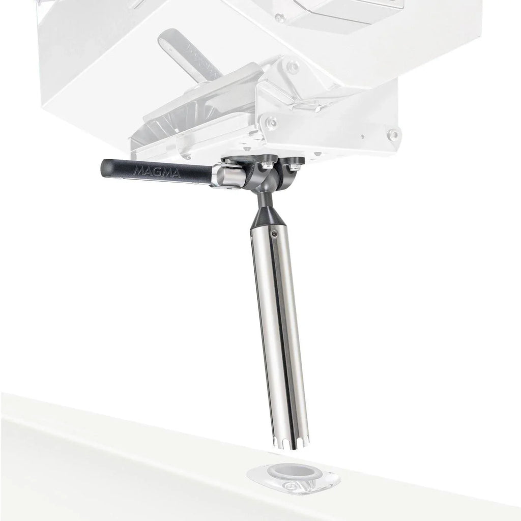 LeveLock Holder T10-355 Magma Fish Rectangular Rod Mount for Grills - All-Angle