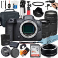 STM ZeeTech 64GB with Adapter EOS R6 24-105mm Mount Canon RF Accessory + + + SanDisk Mirrorless Lens Camera 75-300mm +