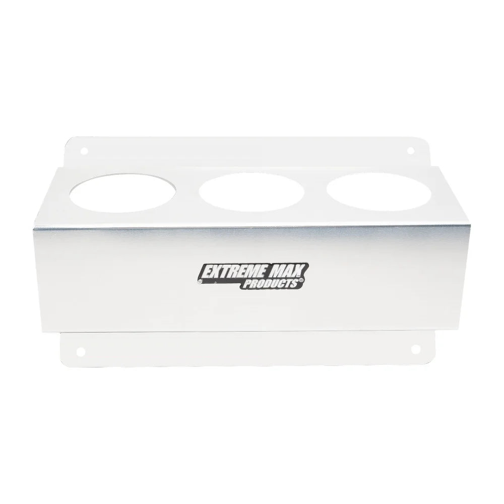 Aerosol Silver Shop Shelf 3-Can Wall-Mount for Capacity, Enclosed Aluminum Max Garage 5001.6254 - Storage Trailer Extreme Storage