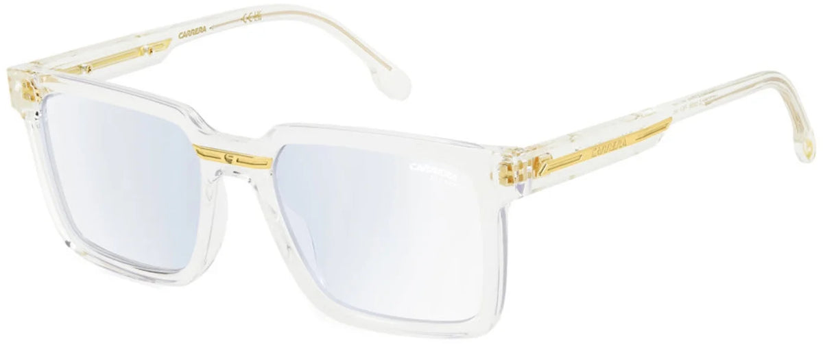 02 VICTORY Gold Carrera /BB C REJ Crystal Eyeglasses