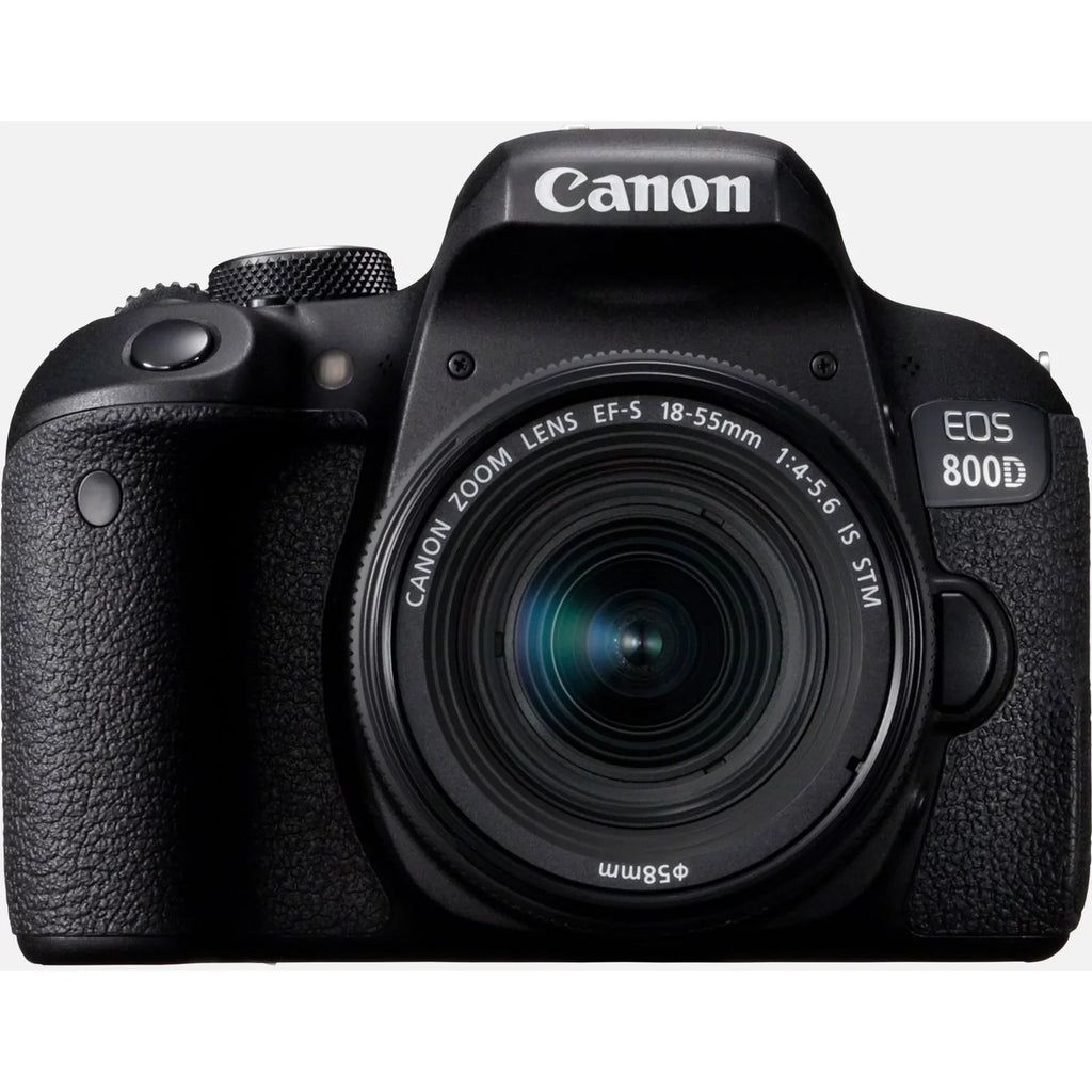 Megapixel 0.71", 800D Black 2.17", Lens, with SLR EOS Digital Camera Canon 24.2