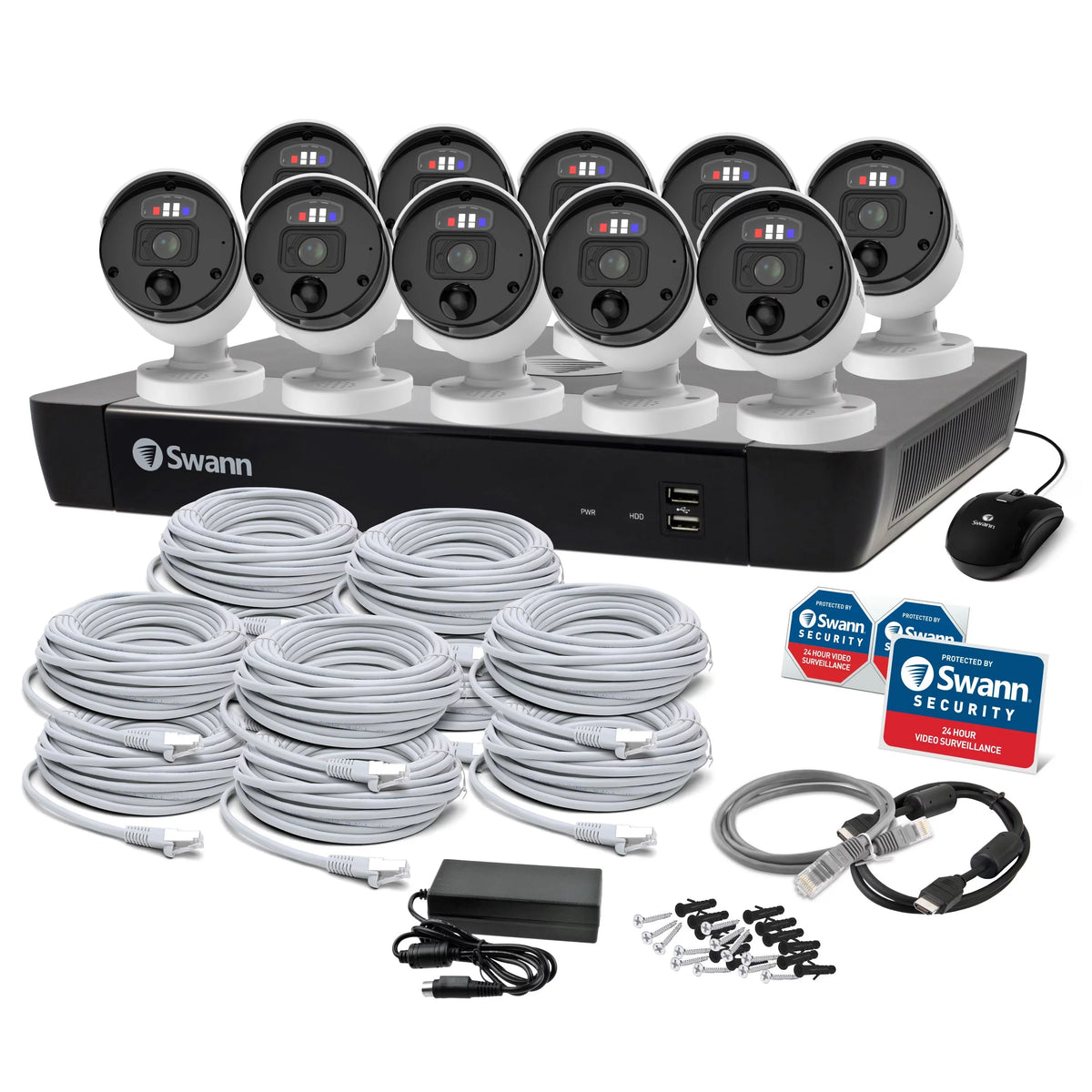 Enforcer™10 16 NVR System Channel 4K Camera Pro Security HD Swann Ultra