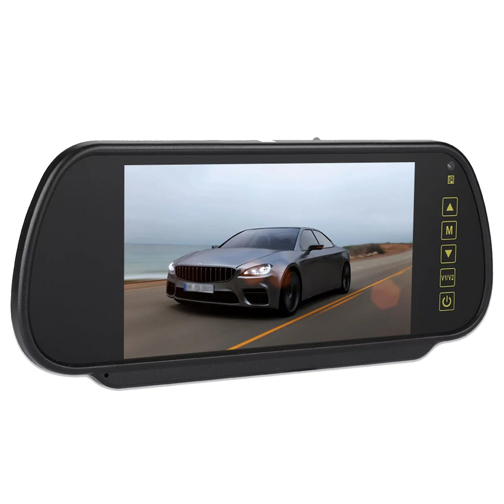 Camera View Mirror Auto Mirror Bracket Car Dimming Rearview Monitor Rearview 7inch Rear LCD With -