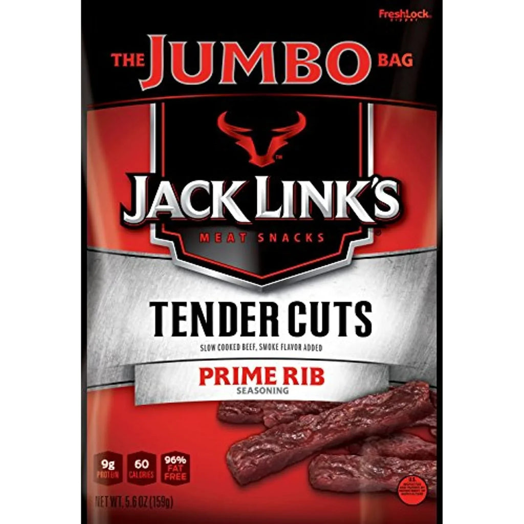 Tender Beef, Prime Ounce Bag, Cuts Rib Links Jack 5.6