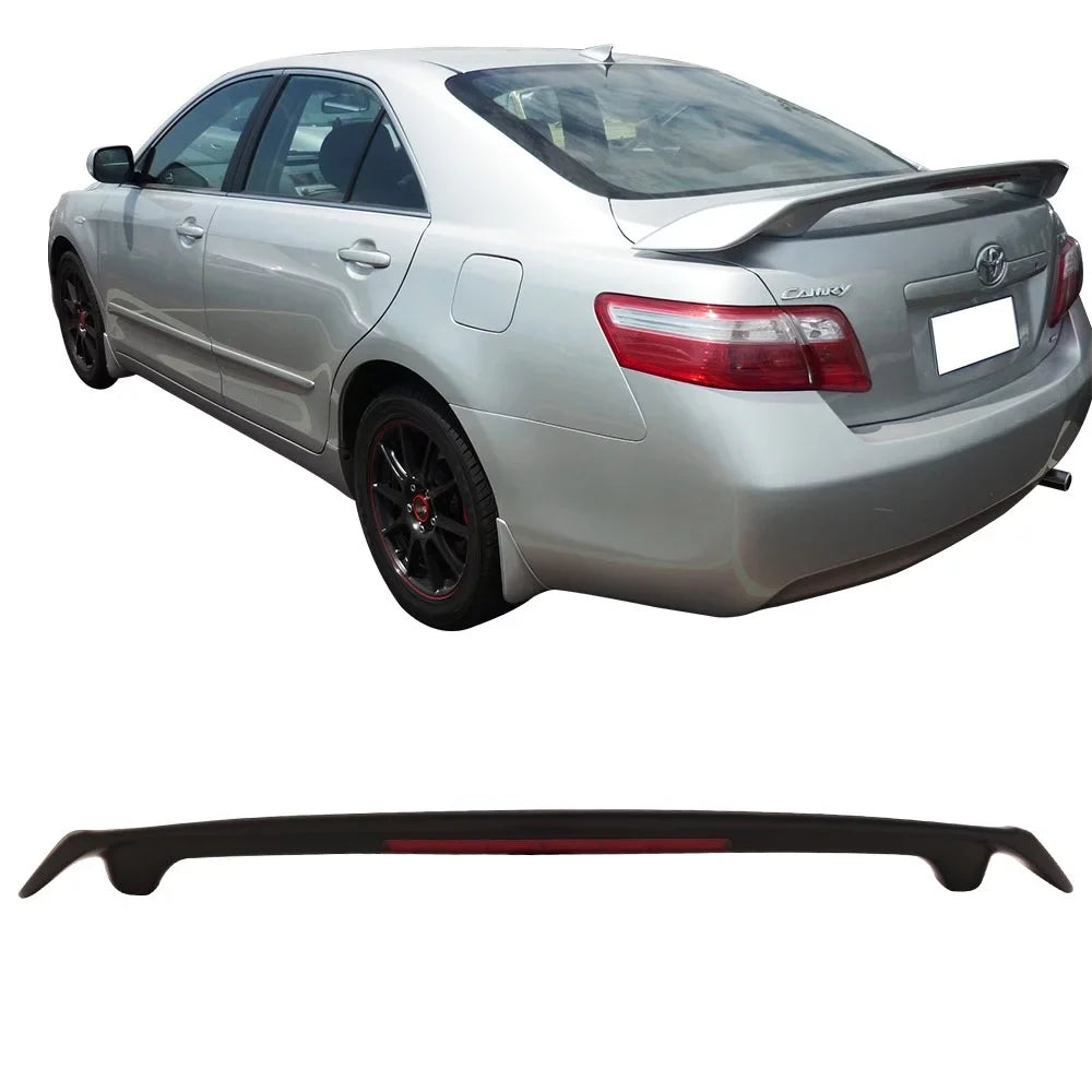 design 2008 Motorsports JDM 2010 2011 Ikon with 2009 Camry 2007 Compatible Trunk Matte Wing Plastics ABS Rear 07-11 Black Spoiler