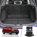 TPE Fit Backrest Protector Rear + Mats All (Trunk 2017-2022 Back CR-V Honda Fuel Mat Trunk climate Mats) Liner Seat Cargo Accessories Cover Liner Trunk CRV 2021