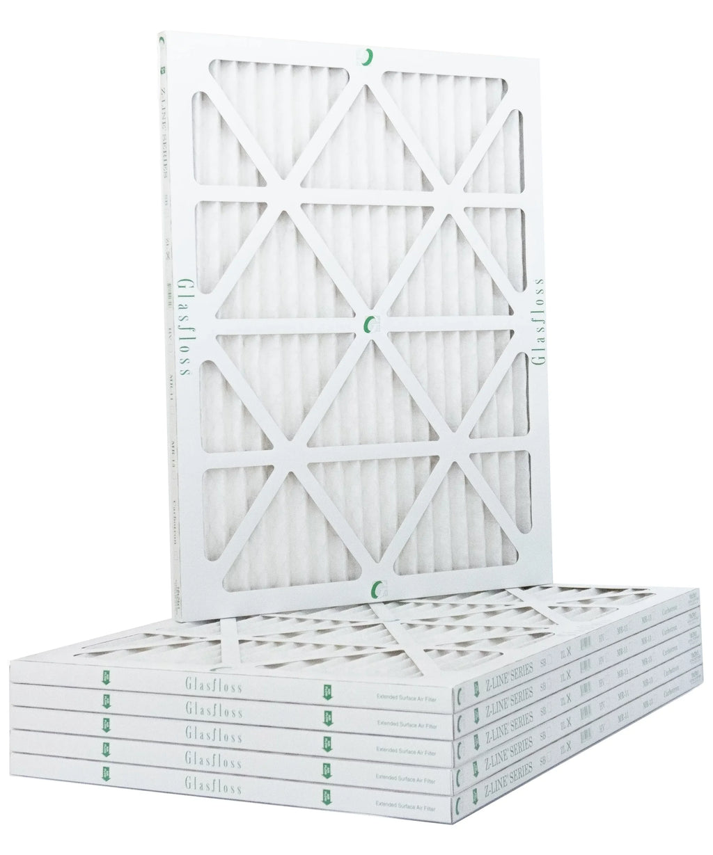 (Actual -Qty:6 Air Furnace dimension: - Made Glasfloss - MERV 18x25x1 x 10 - in 24.5x7/8 Filter USA 17.5 inch)