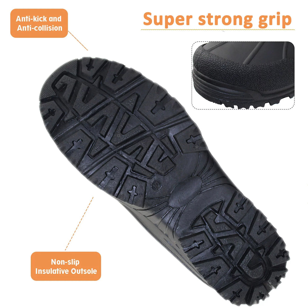 Boots Winter 11.5 Anti-Slip Male Snow Waterproof Adult Boots dimension Tanleewa Shoe Insulated Men's