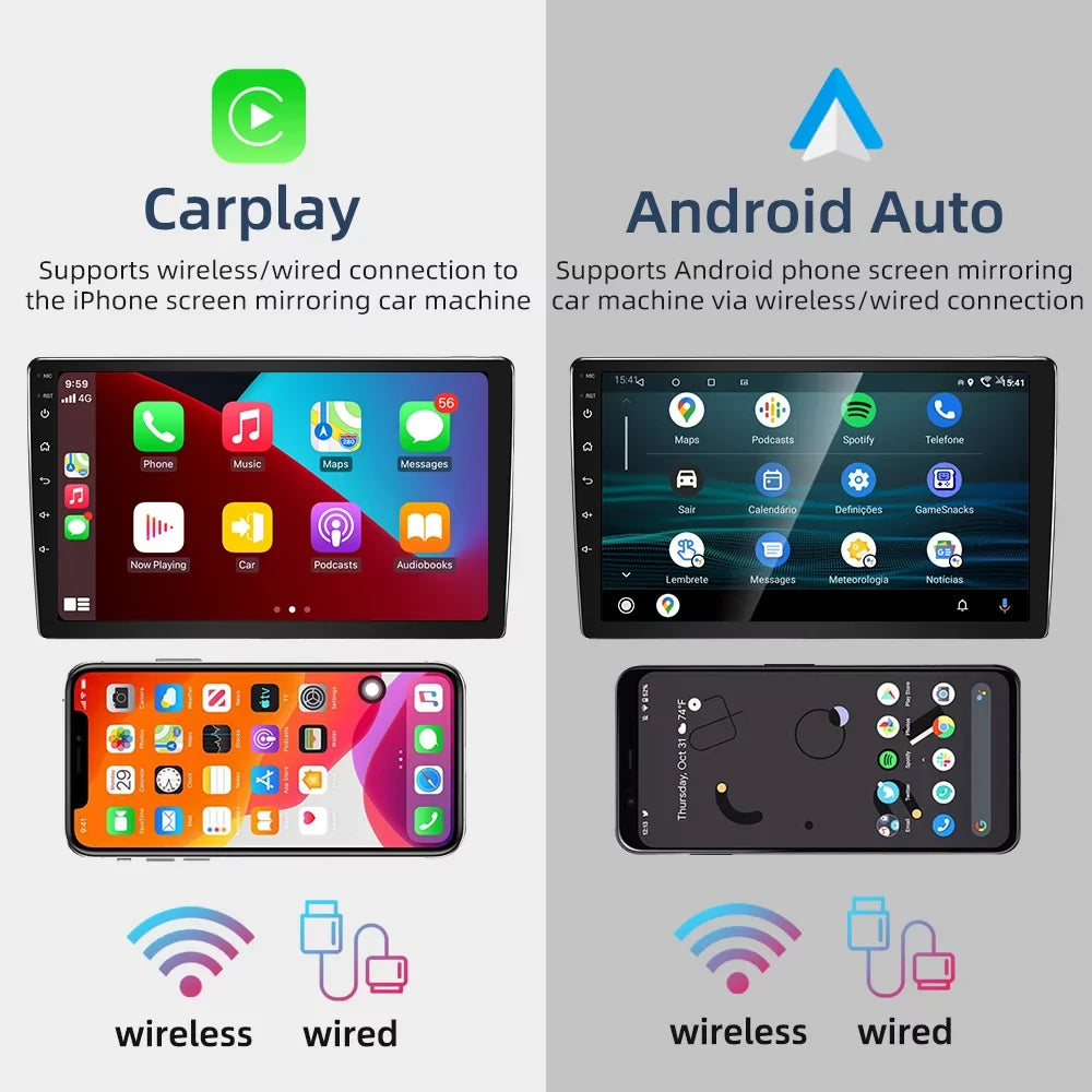 camera 3 Mazda Car with backup & CarPlay inch Android Stereo Radio Receiver, Auto 9 Compatible with JMANCE 2010-2013 Car