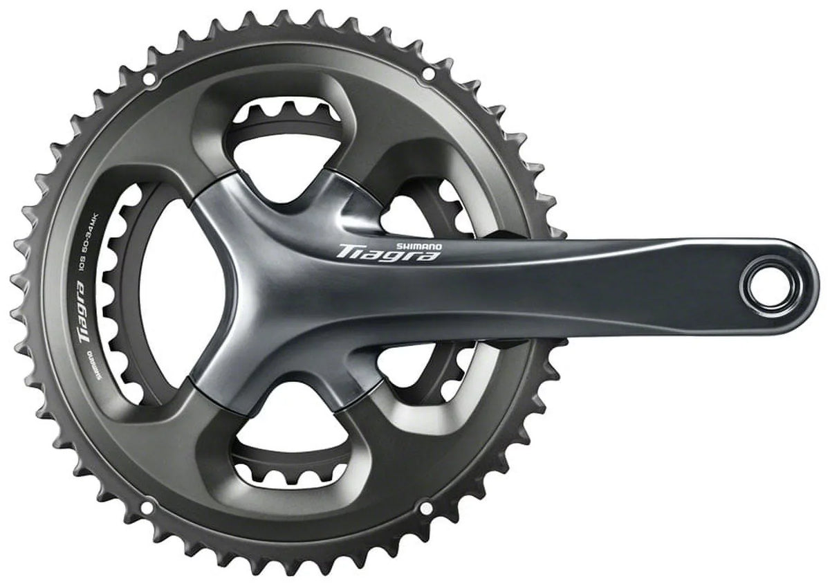 175mm, Crankset FC-4700 - Gray Asymmetric 110 Interface, Spindle 48/34t, Hollowtech Shimano Tiagra 10-Speed, II BCD,