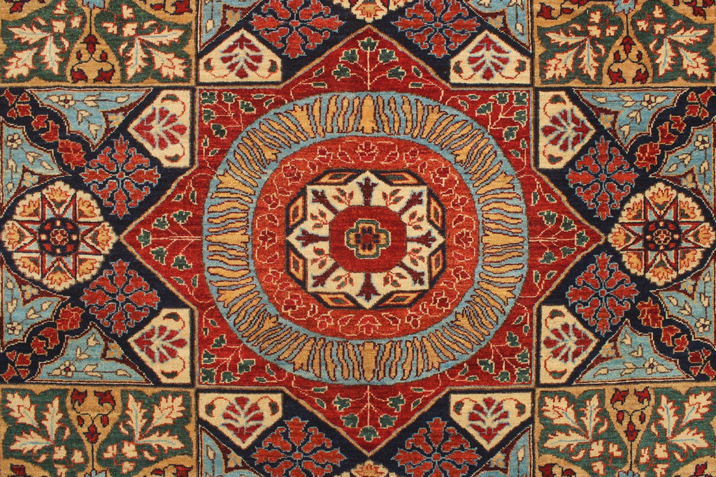 Blue/Red 8'2" Rug, x Aria 9'11" Percival