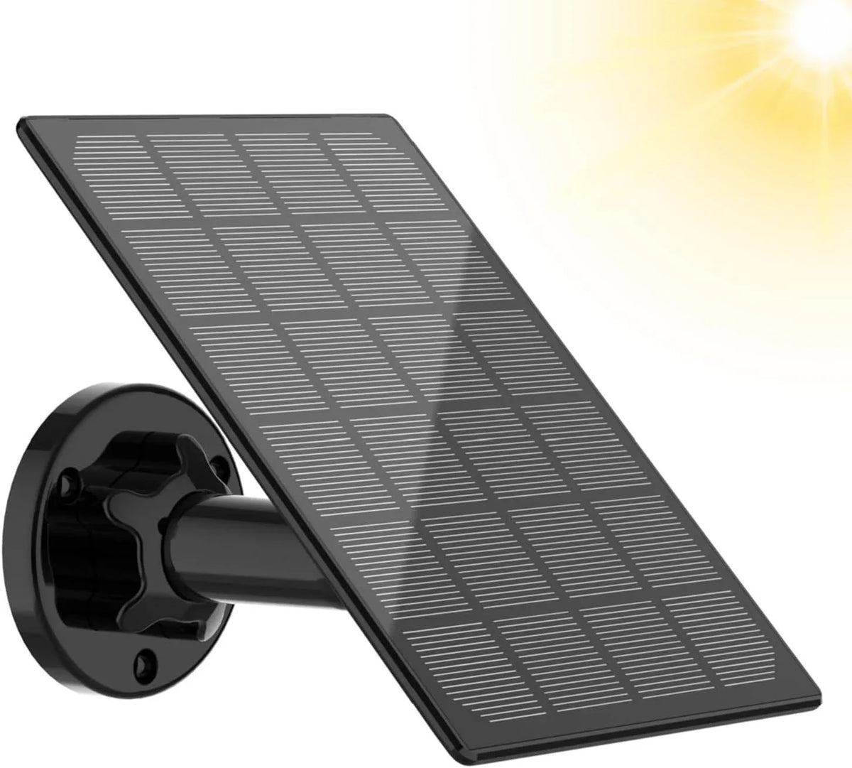 with exterior Solar Rechargeable for y 9.8ft Panel USB Solar Camera,Waterproof Panel Cable,