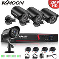 AHD/Analog/TVI/CVI/ Recording Office Video Phone DVR System HD Home Recorder Camera KKmoon for Full 4 4CH with Remote Set & P2P CCTV 1080P - DVR Video Digital