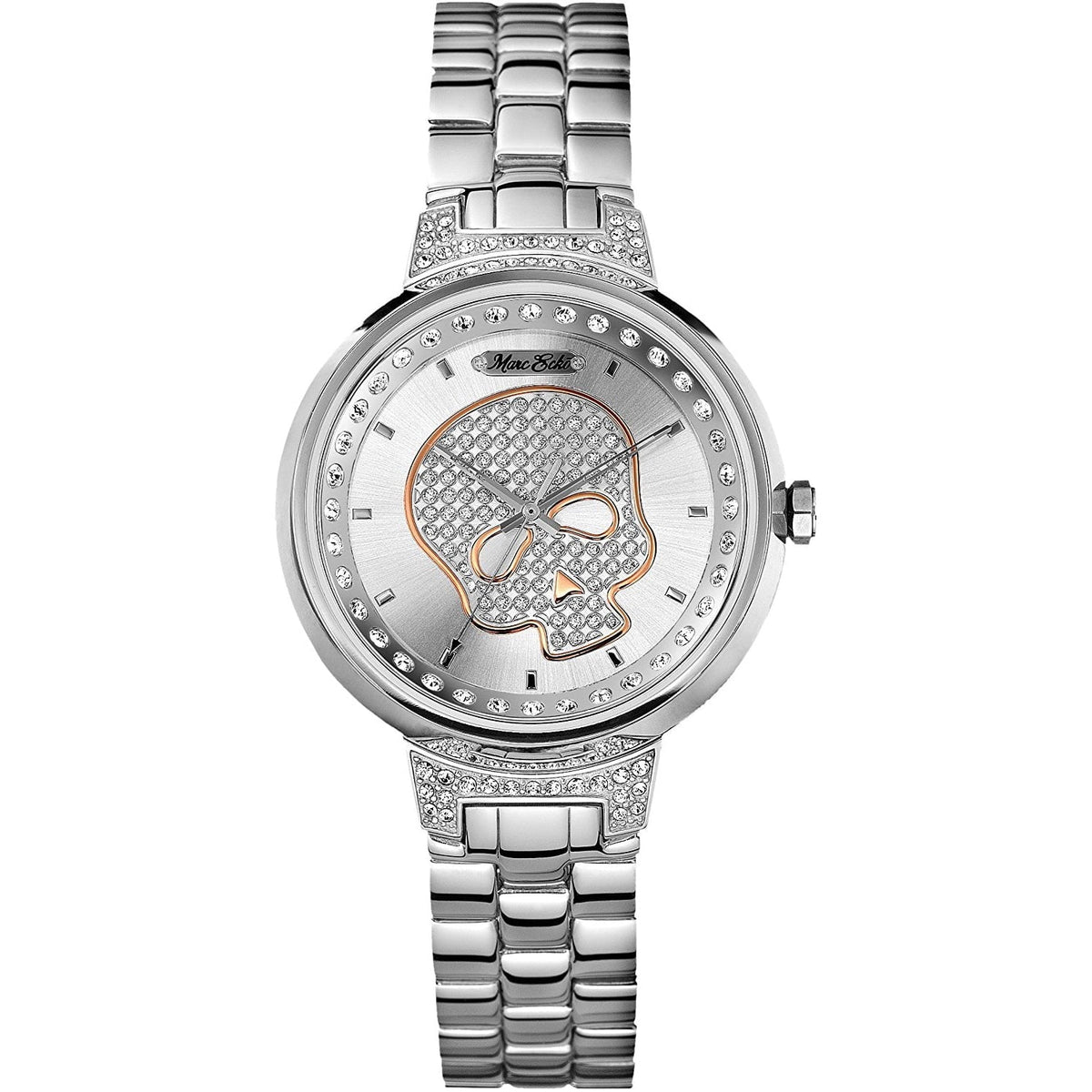 SILVER WOMEN STAINLESS ECKO UNISEX E16566L1 STEEL SILVER MEN - AND WATCH MARC