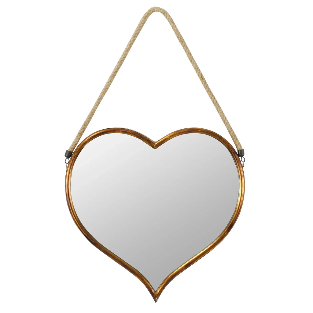 Heart Gold x 18" Mirror 28" Kiera Wall Aspire by