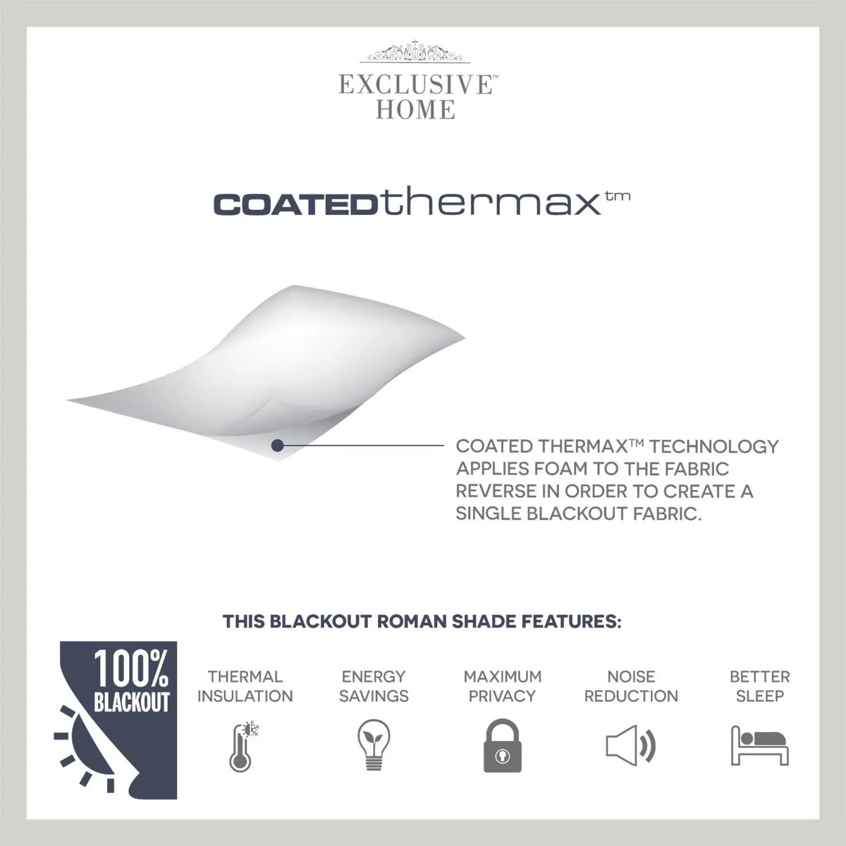 White Total Shade, Home Esme Exclusive Blackout 31"x64", Roman