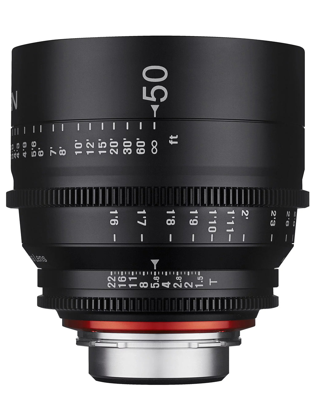 Professional Lens Xeen EF Rokinon 50mm T1.5 Cine Canon for XN50-C