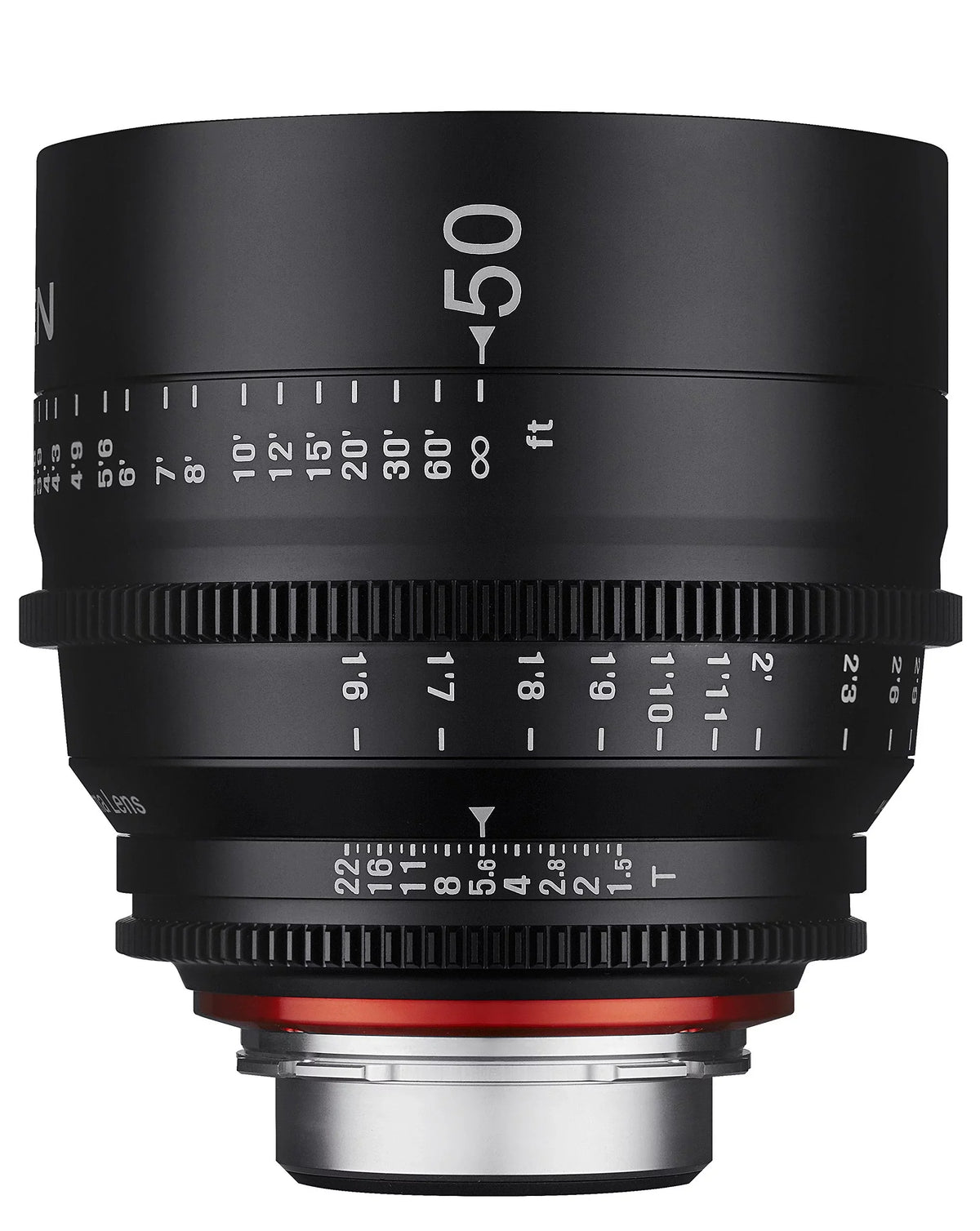 Professional Lens Xeen EF Rokinon 50mm T1.5 Cine Canon for XN50-C