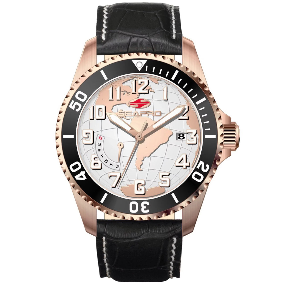 Seapro SP2744 - Black Voyager Men's Watch Dial