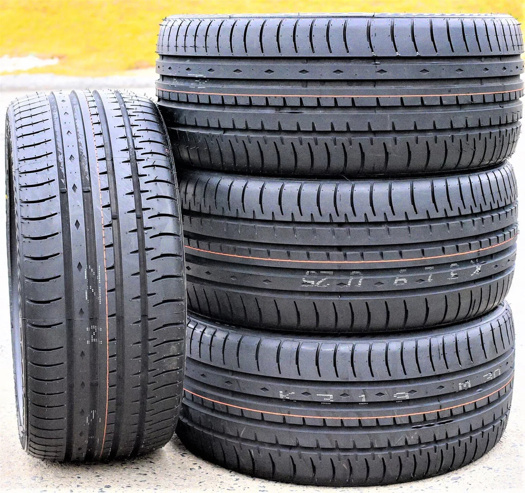 Performance Focus Titanium, Sport 235/40R18 Tires Fits: 235/40ZR18 2017-23 (TWO) Phi Accelera XL High A/S 2012-18 Pair 2 Civic 95Y Touring Honda of