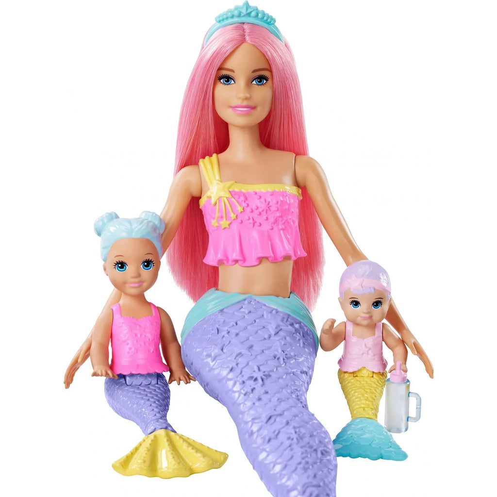 & Doll, Mermaid Dreamtopia Mertoddler Merbaby Playset Barbie