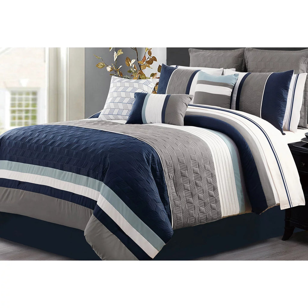 7PC Ryker Comforter Q Set