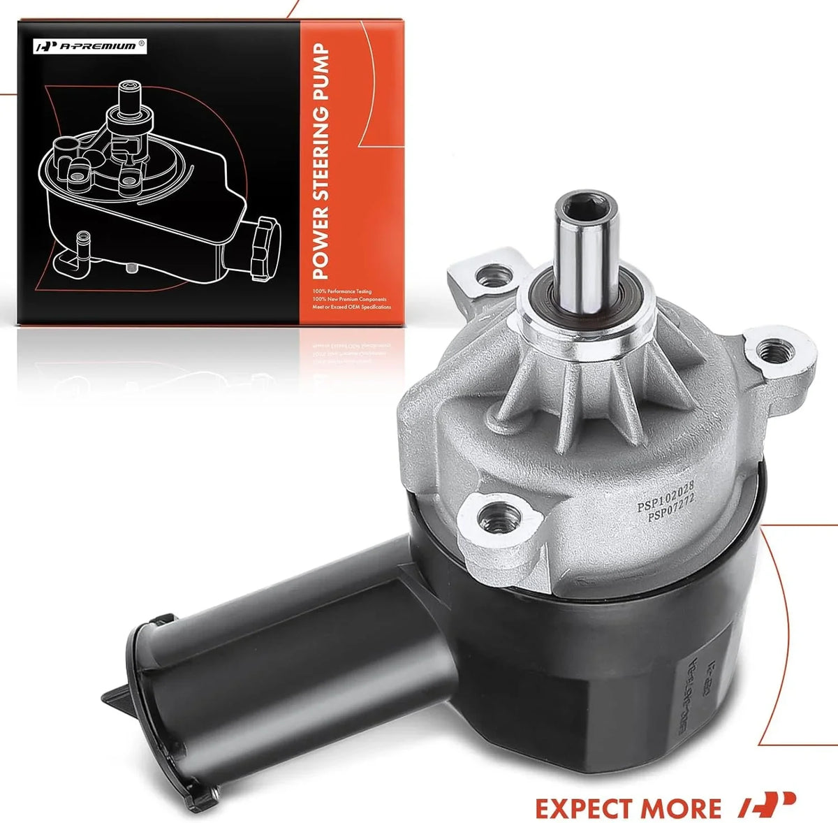 F-250 Reservoir Power Steering 1990-1997 with Compatible with F-350 Pump F-200 A-Premium F-150 Bronco