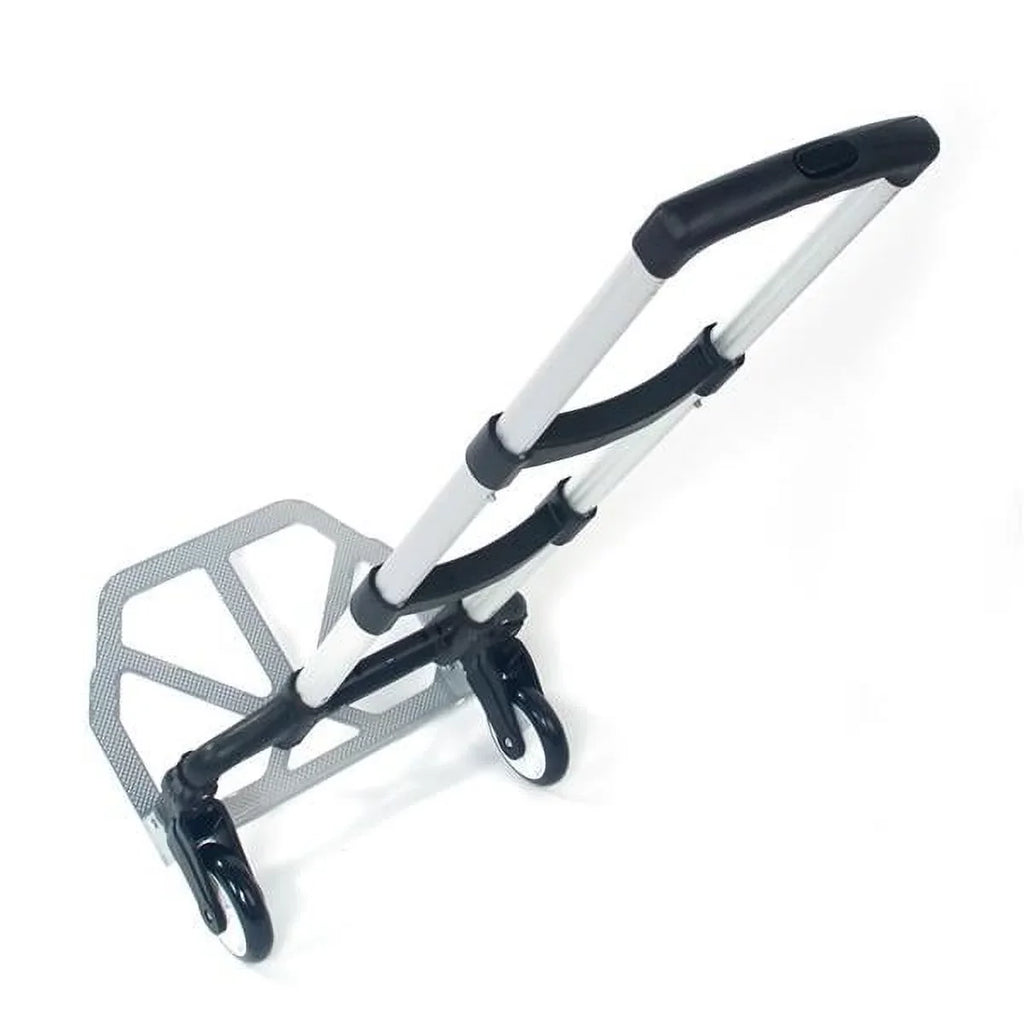 telescopic Trolley black trolley Folding Portable foldable Cart Aluminum Black Truck Dolly cart Collapsible luggage Push Portable trolley