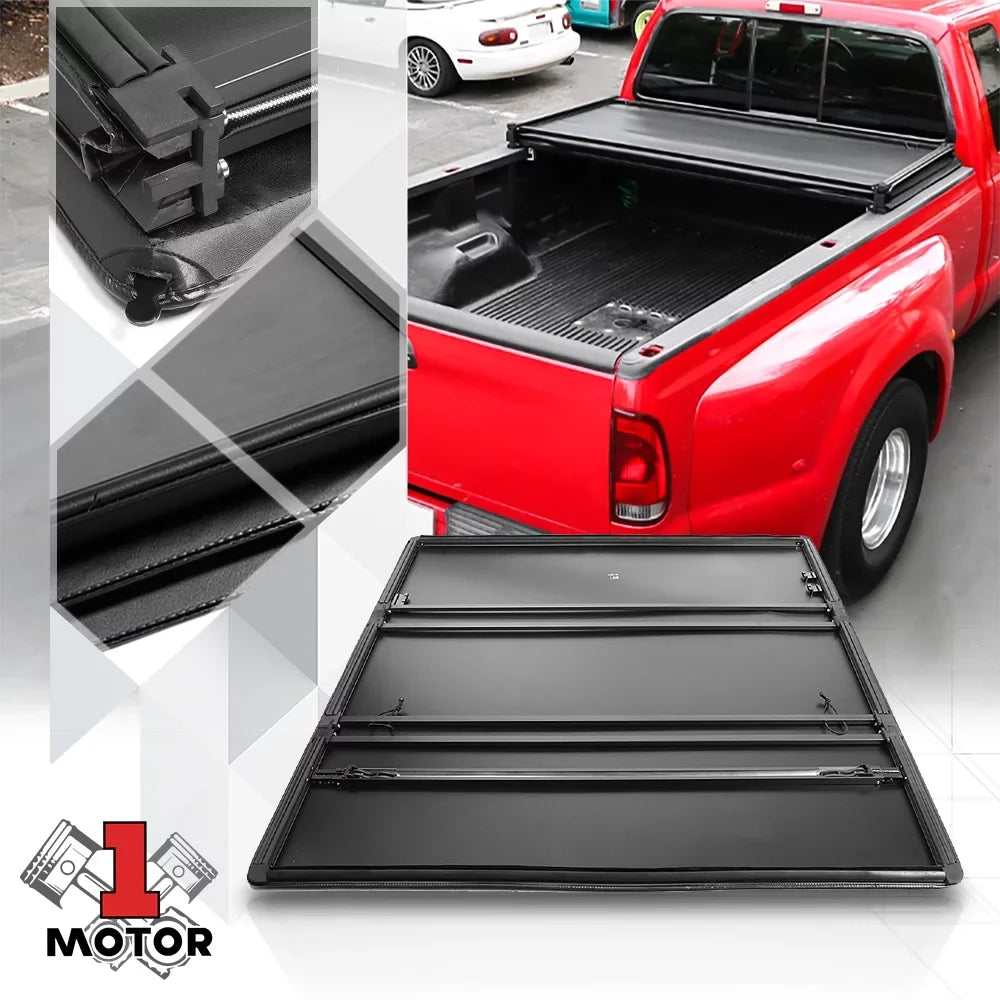 for Ram Soft DODGE Short 2006-2008 RAM 1500/2500 6.5Ft Tonneau RAM Fleetside Bed 02-09 select: Cover 2003-2009 Fits 1500, Tri-Fold DODGE 2500