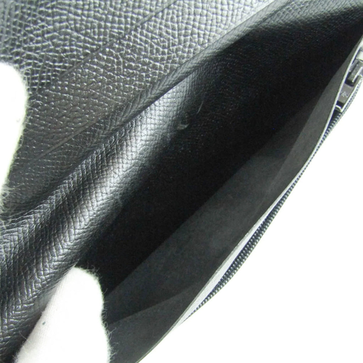 Epsom (bi-fold) Wallet Men,Women (Good) Case Long Black Hermes Pre-Owned Leather Travel