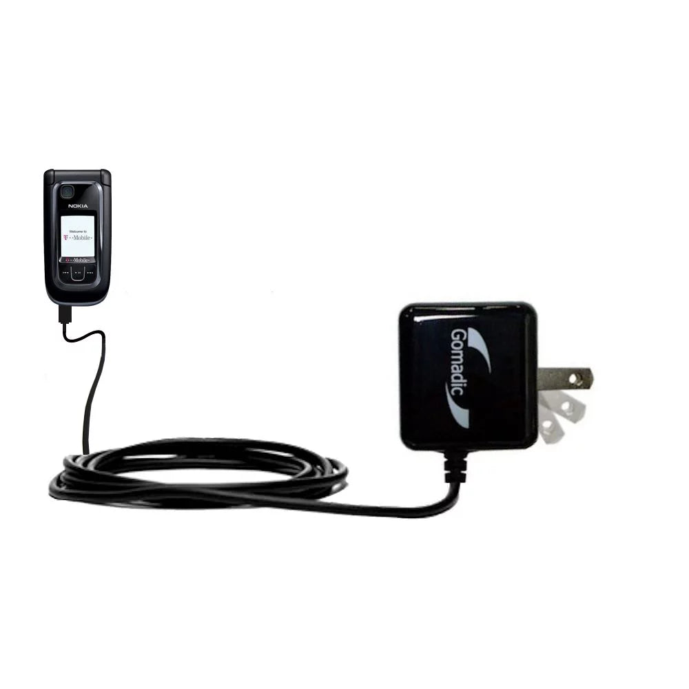Home the Nokia for Compact design power 6282 suitable High with Intelligent plug convenient, 6263 - Wall Charger output AC 6265i a Gomadic - foldable
