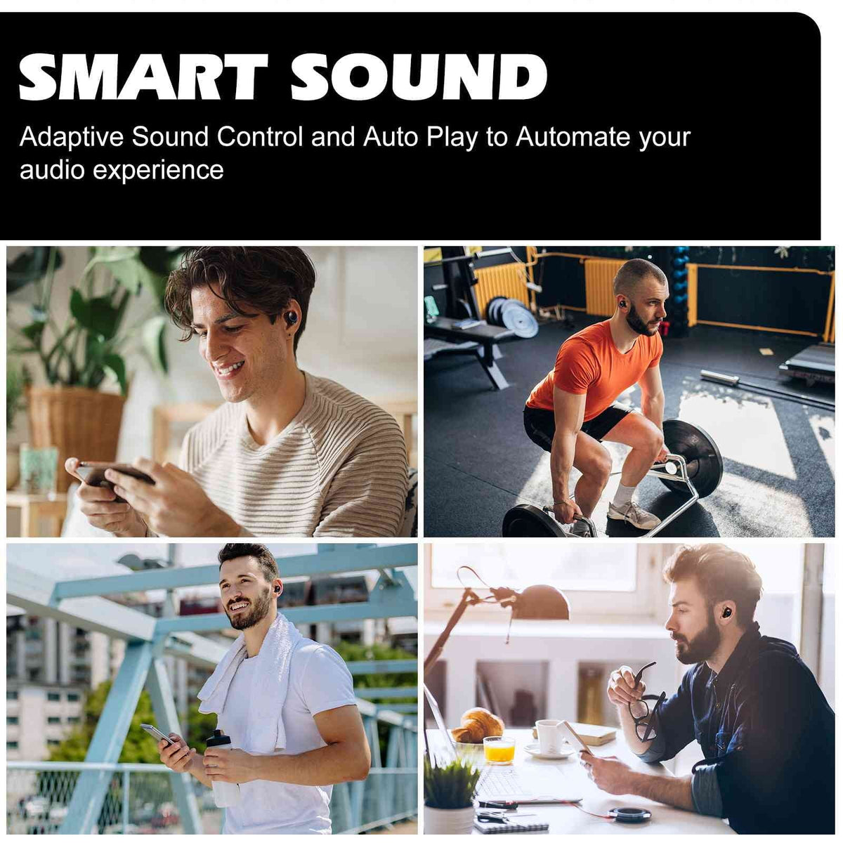Black, Wireless Resistance, Earbuds Bluetooth Bass Balanced, UrbanX with Dual Boost 5.2 Bluetooth + Pro Connect, True Lenovo K12 liquid Charging Compatible Case, Connection, IPX5