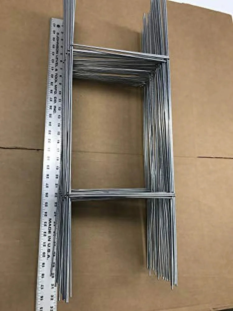of 50 Duty Double Pcs Pack Stake 30'' - Tall Stake Corrugated Wide, (Pkg50StaKe30'') or Wire Use 4mm Stakes Heavy H-Frame Signs, x10 with Yard Sign Signs - Stake 5mm Metal 50 10'' 30 inch