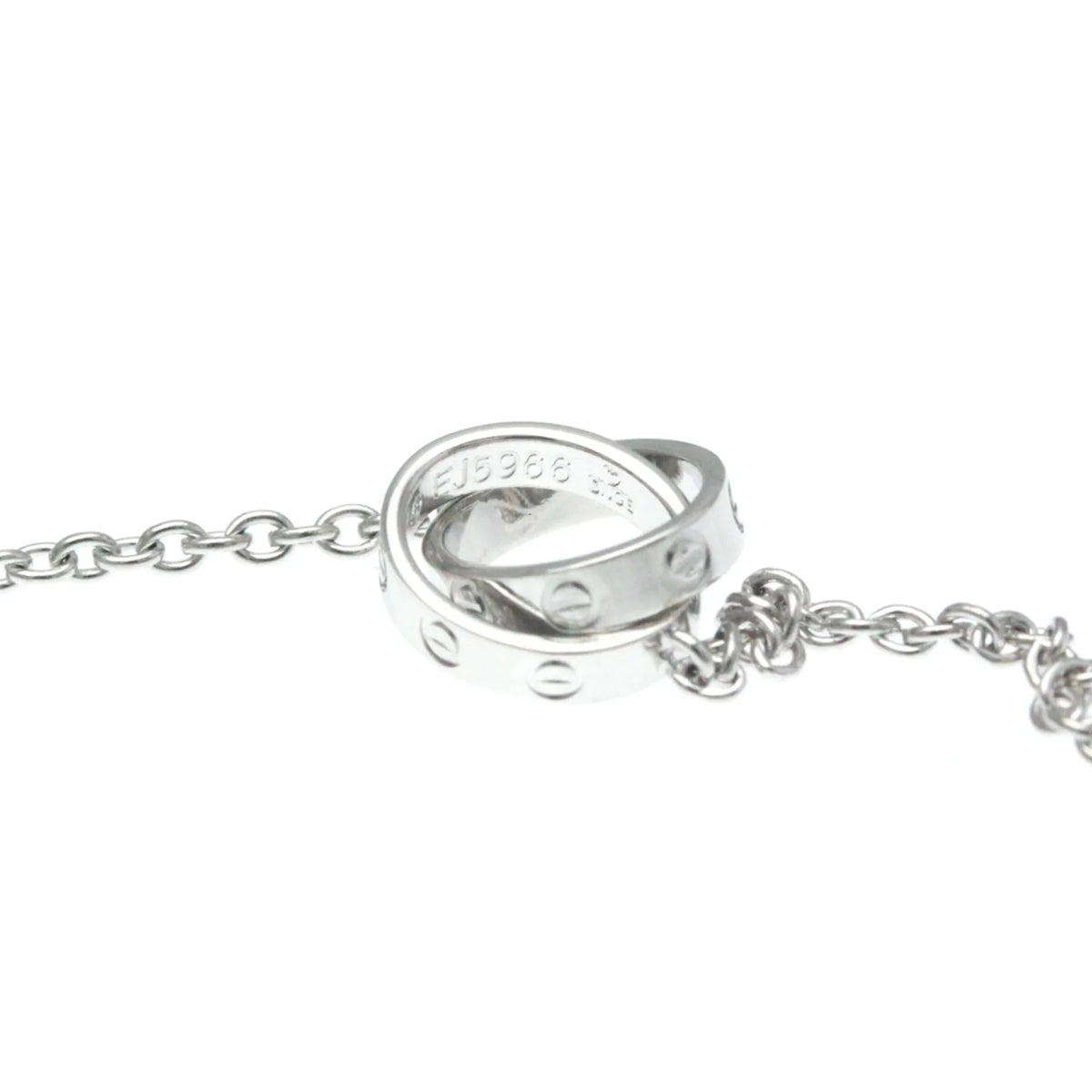 (Good) Cartier (18K) Gold B7212500 Necklace Women's Pre-Owned White Love