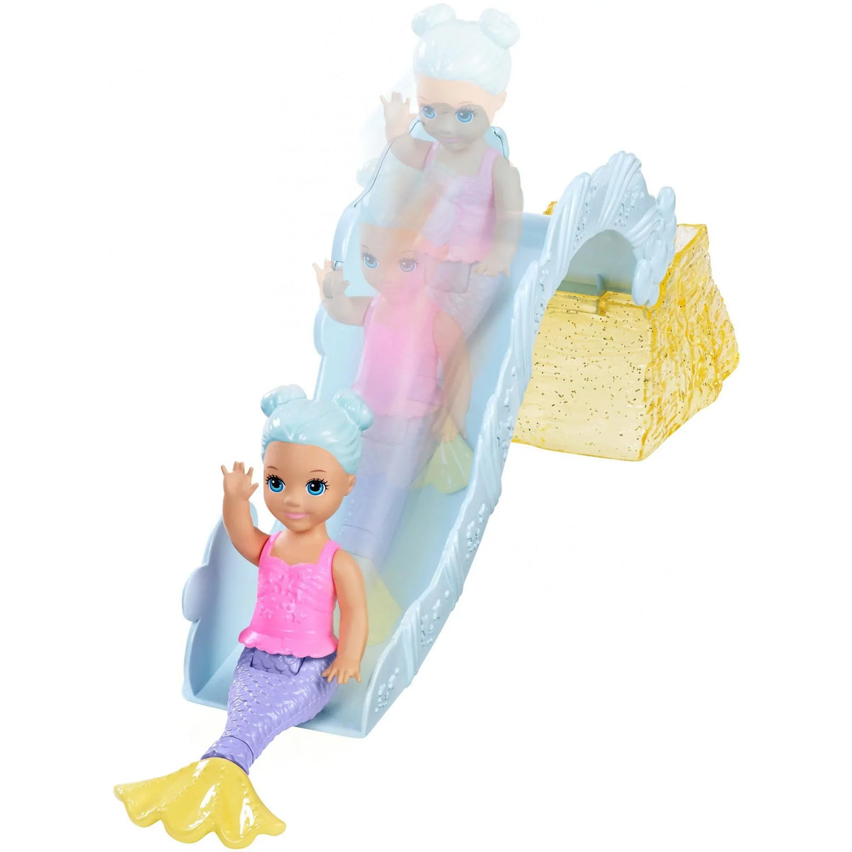 & Doll, Mermaid Dreamtopia Mertoddler Merbaby Playset Barbie