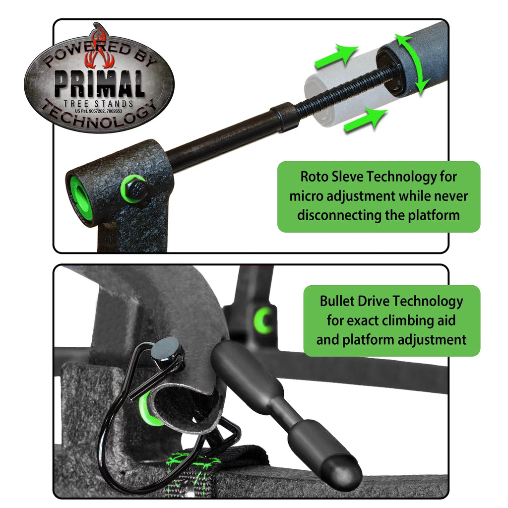 Climbing Aluminum Invader Hunting Treestand Deluxe Realtree