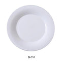 Plate, of 12 SI-112 Pack - Siena Porcelain White Bone in. 12 Yanco Round