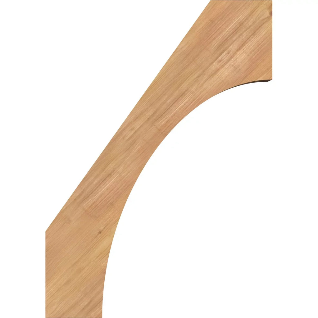 Western 3 x 20"D Cedar Westlake Red 28"H x 1/2"W Brace, Smooth