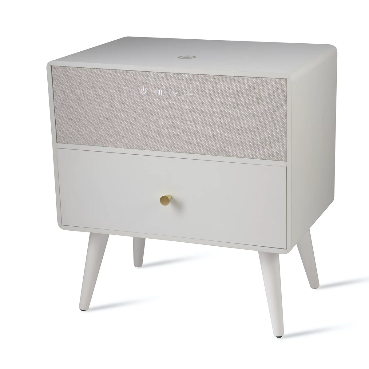 23"H 19"W Smart White x Charging Bluetooth® Koble Ralph And Table Side With Wireless 10-7/8"D, x Height-Adjustable Audio,