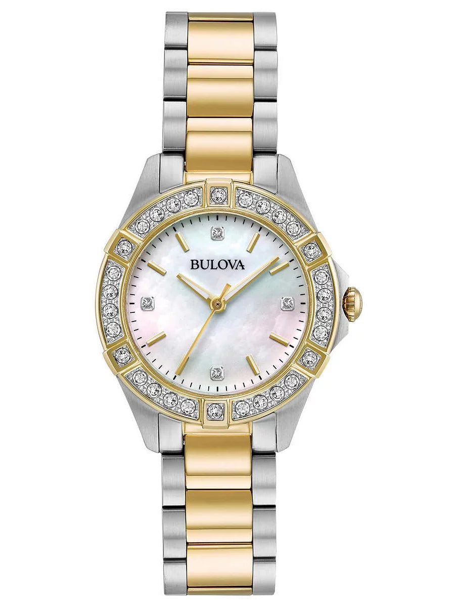 and Stainless Steel Watch Tone Diamond Two Ladies