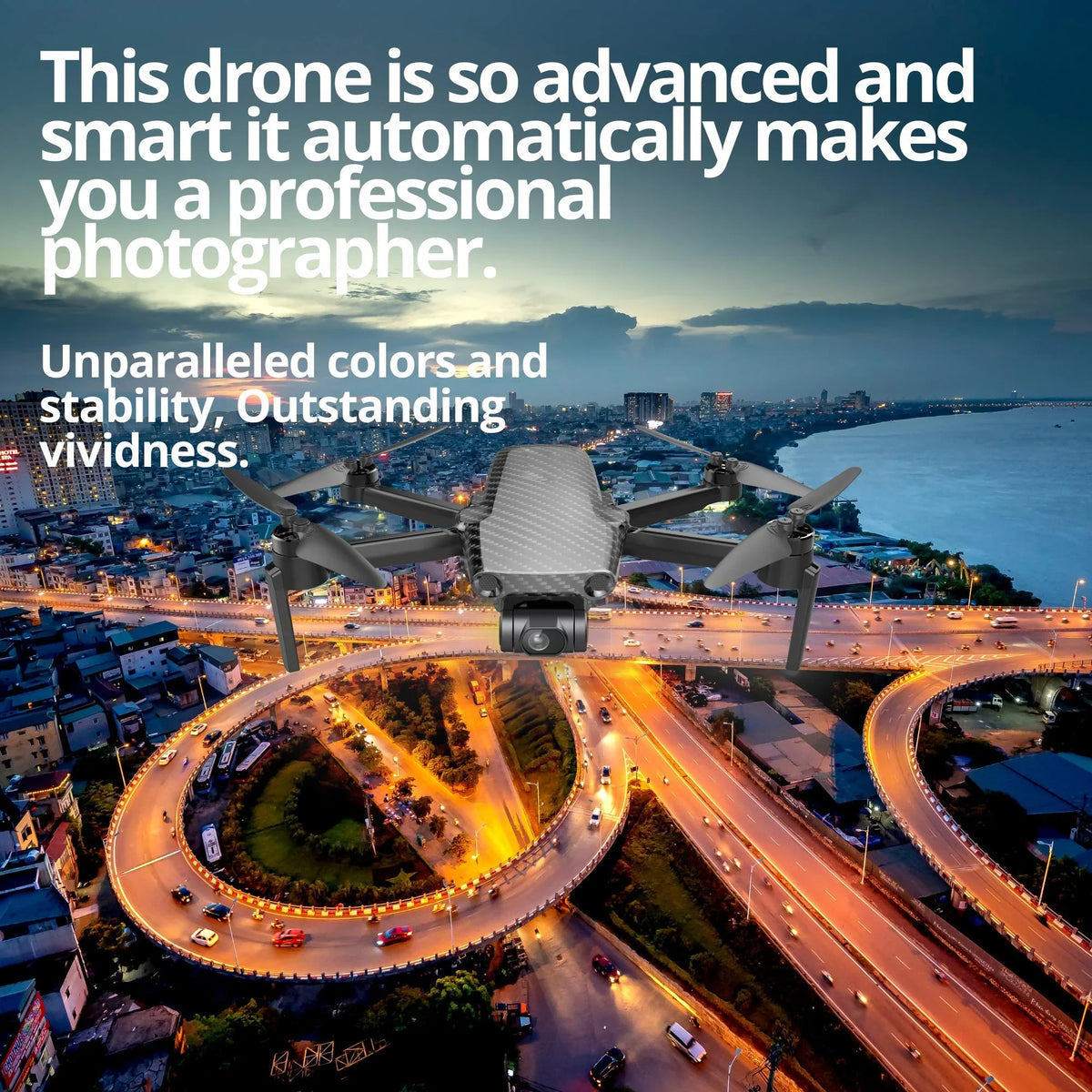 Bigly 4K Gimbal, 3-Axis Baller Ultra 10km Time Follow Brothers Grams, Flight Drone, 135mins 249 Me, Big Ultra The AI-Powered Voyager Stable Range, Combo! Camera, 30fps Zino HD