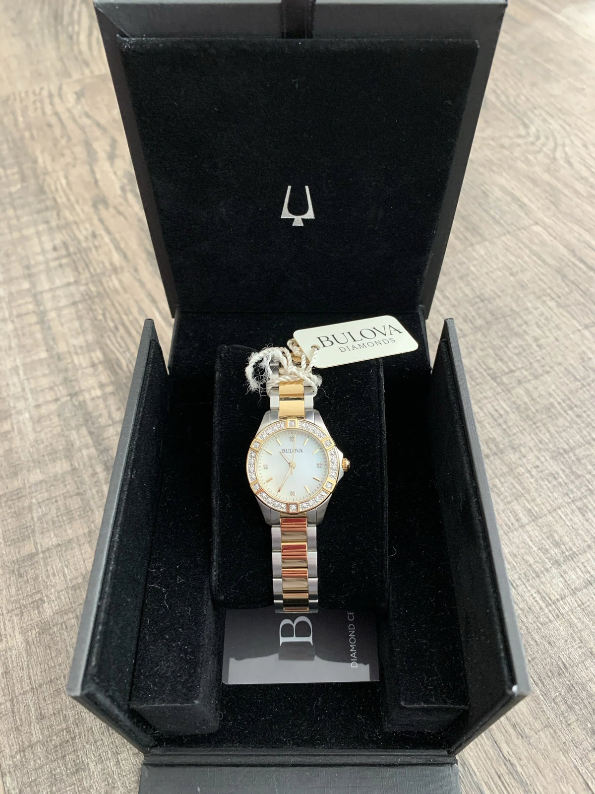 and Stainless Steel Watch Tone Diamond Two Ladies