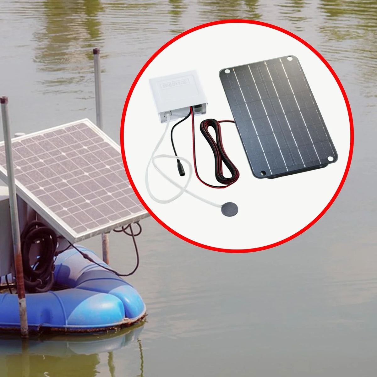 Air Aerator Solar Pump Oxygenator Powered Pond Solar Air Friendly,6V Eco jicheng Hydroponics for Pump,Aquarium Solar Silent Pond Pump