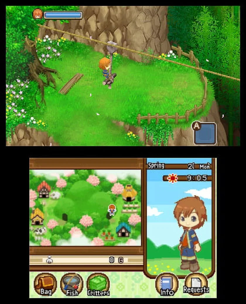 3DS - Tale of Towns Nintendo Two Moon: Harvest