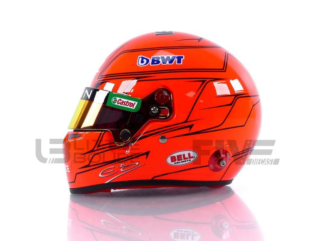 Esteban - 1/2 Ocon 2023 CASQUE - Alpine HELMET MINI