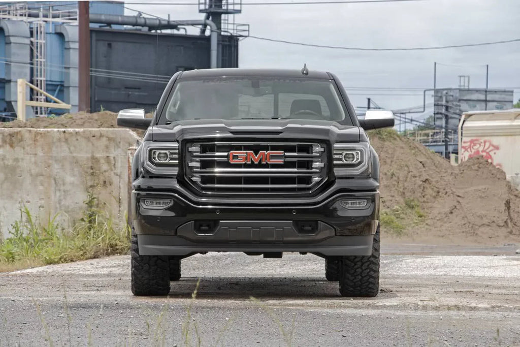 1500 Chevy | Kit | 3.5" Rough (fits) N3 4WD Country 19432 Loaded GMC Struts/Shocks Silverado Lift 2014-2018 Sierra