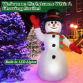Up Up Holiday Decor Snowman, Lawn Holiday for Giant Blow Decoration, Huge Light Party Yard Inflatable Christmas Snowman Garden iMountek Yard Winter 7.9ft