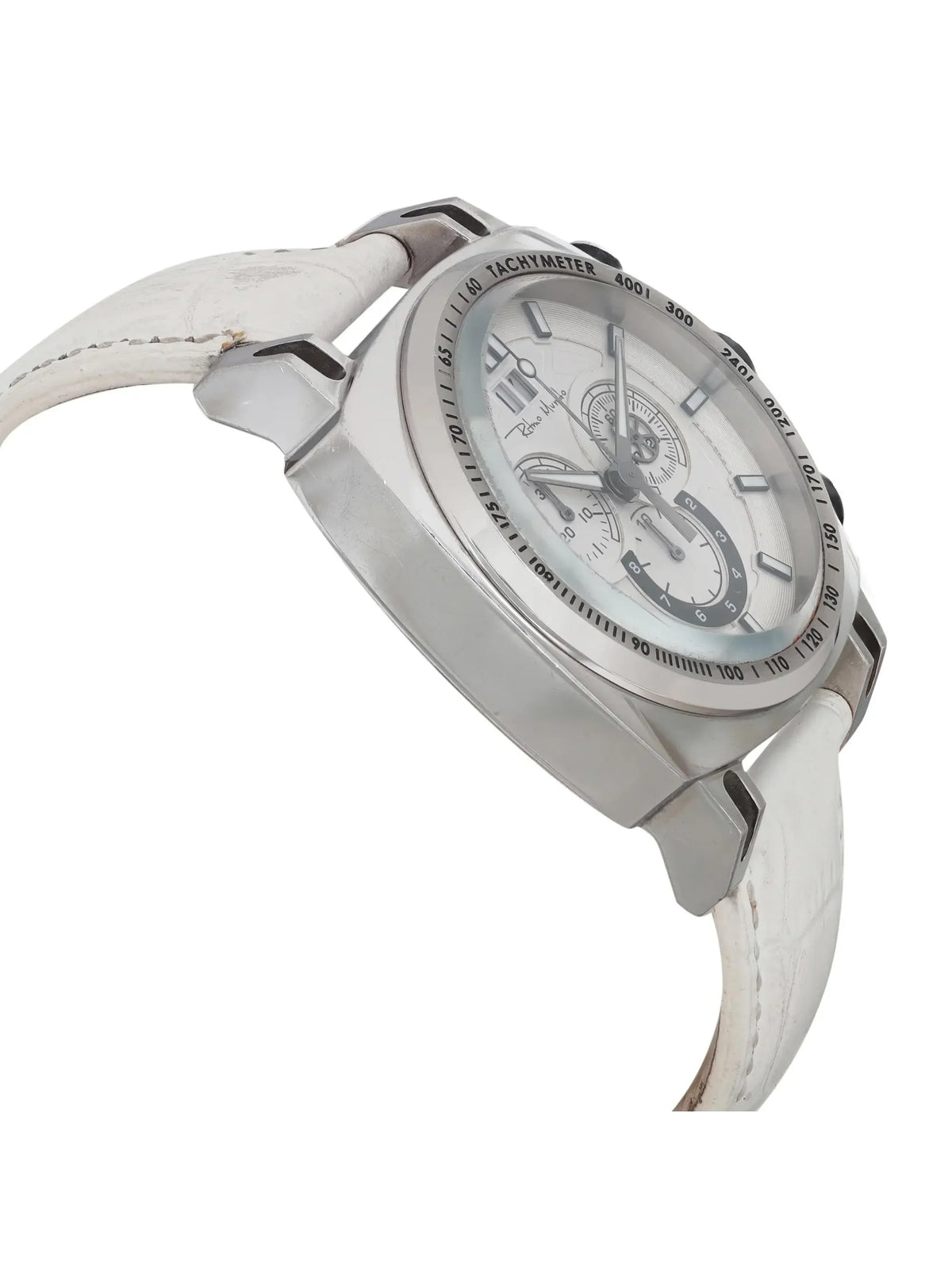 Mundo 222/4 Ritmo Quartz (Good) 44mm Watch Men Pre-owned Racer Steel