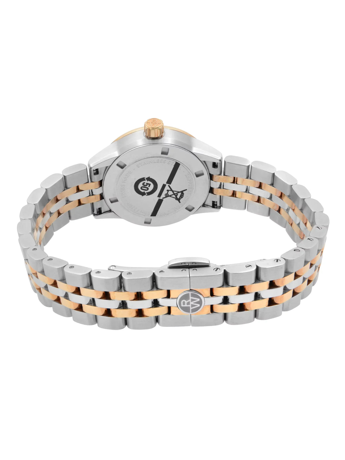 Watch Steel Two-Tone Weil 5629-SP5-20021 Ladies Black Raymond Dial Freelancer
