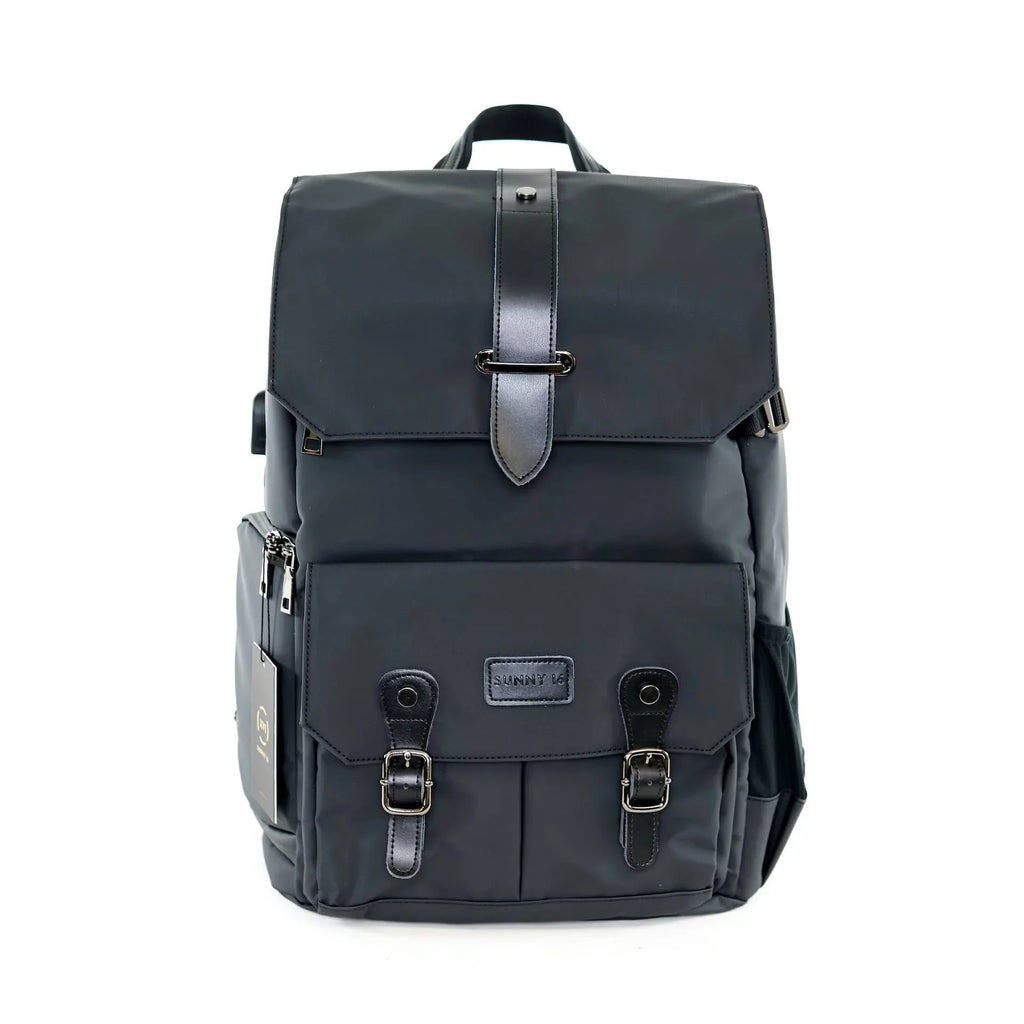 Digital Side More 16 Voyager Sunny with Women- Travel Dividers Case Works Zipper and Access Men and DSLR Backpack Adjustable Pocket (Tarpaulin, Black) with Camera Canon, Nikon, Anti-Theft for